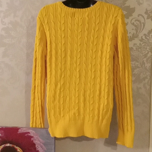 St. John's Bay Cable Knit Sweater L - Picture 3 of 4
